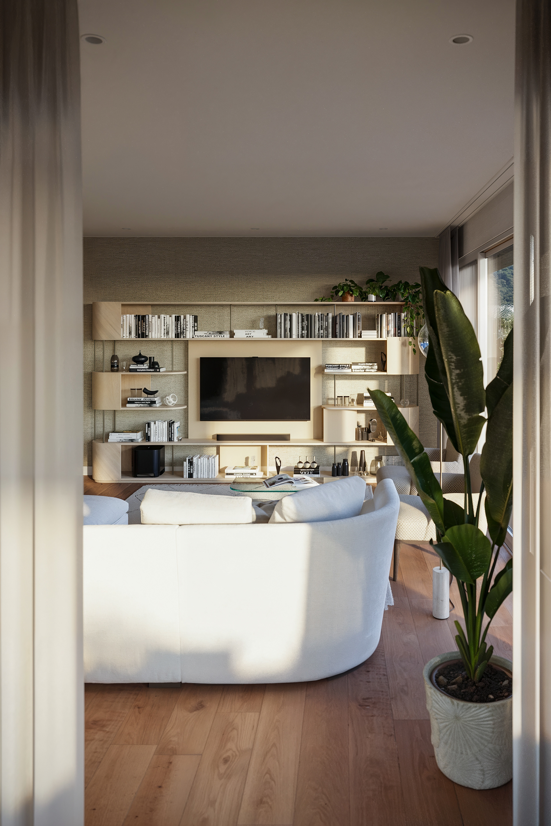 Penthouse in Lugano - living
