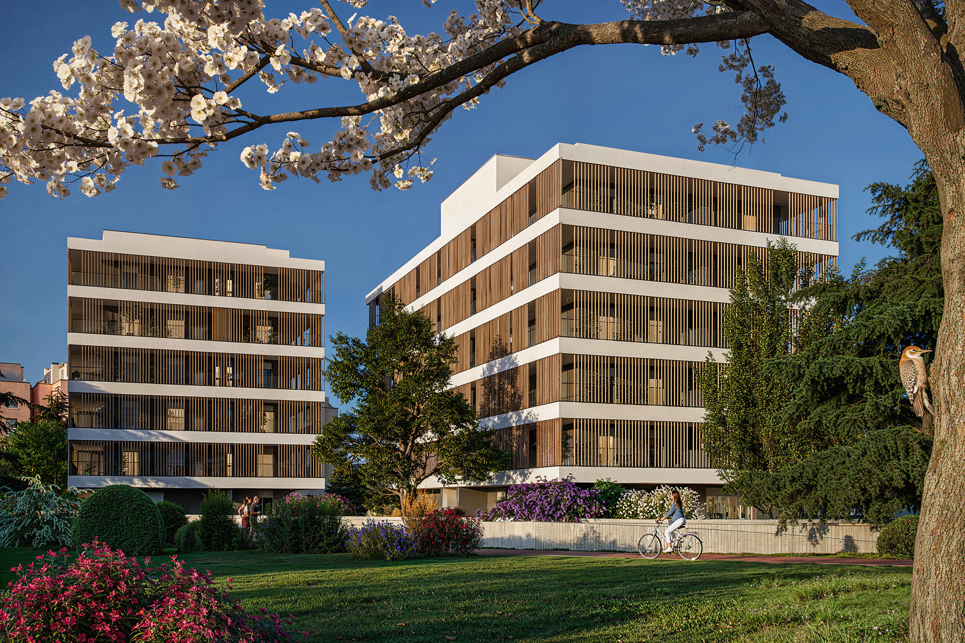 Twin Residential Buildings in Bologna