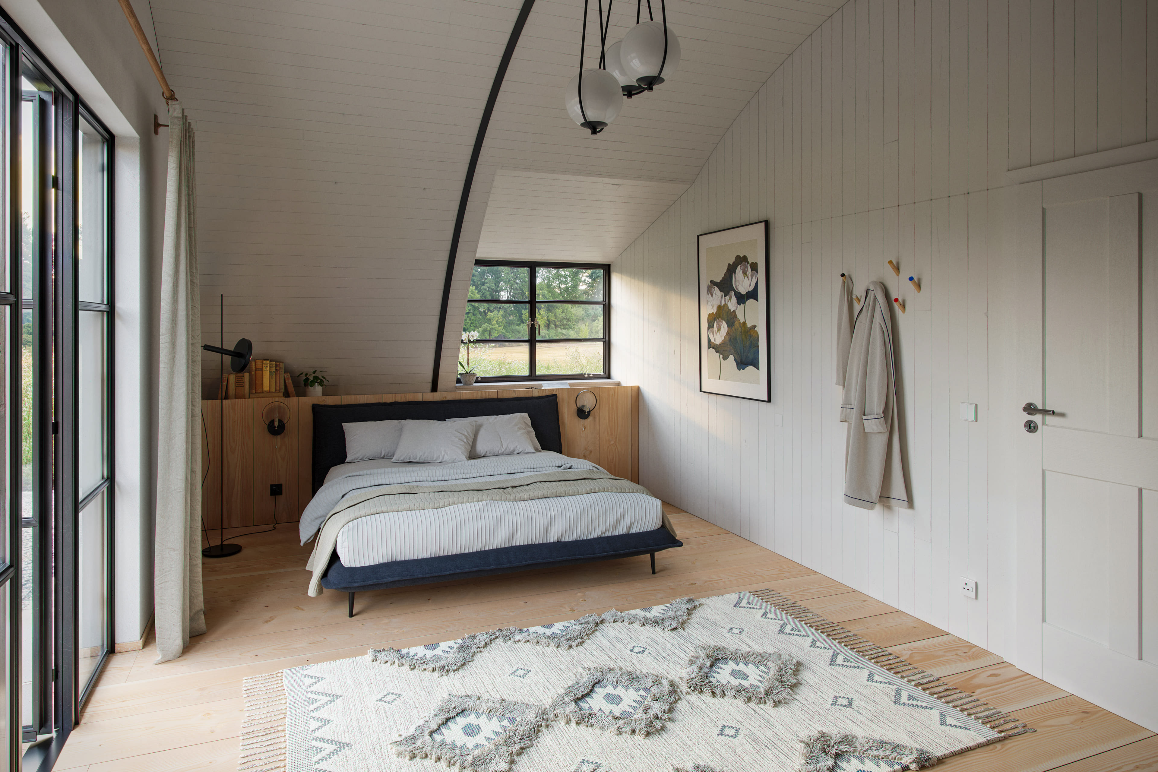 Nissen hut conversion - Bedroom and En-suite