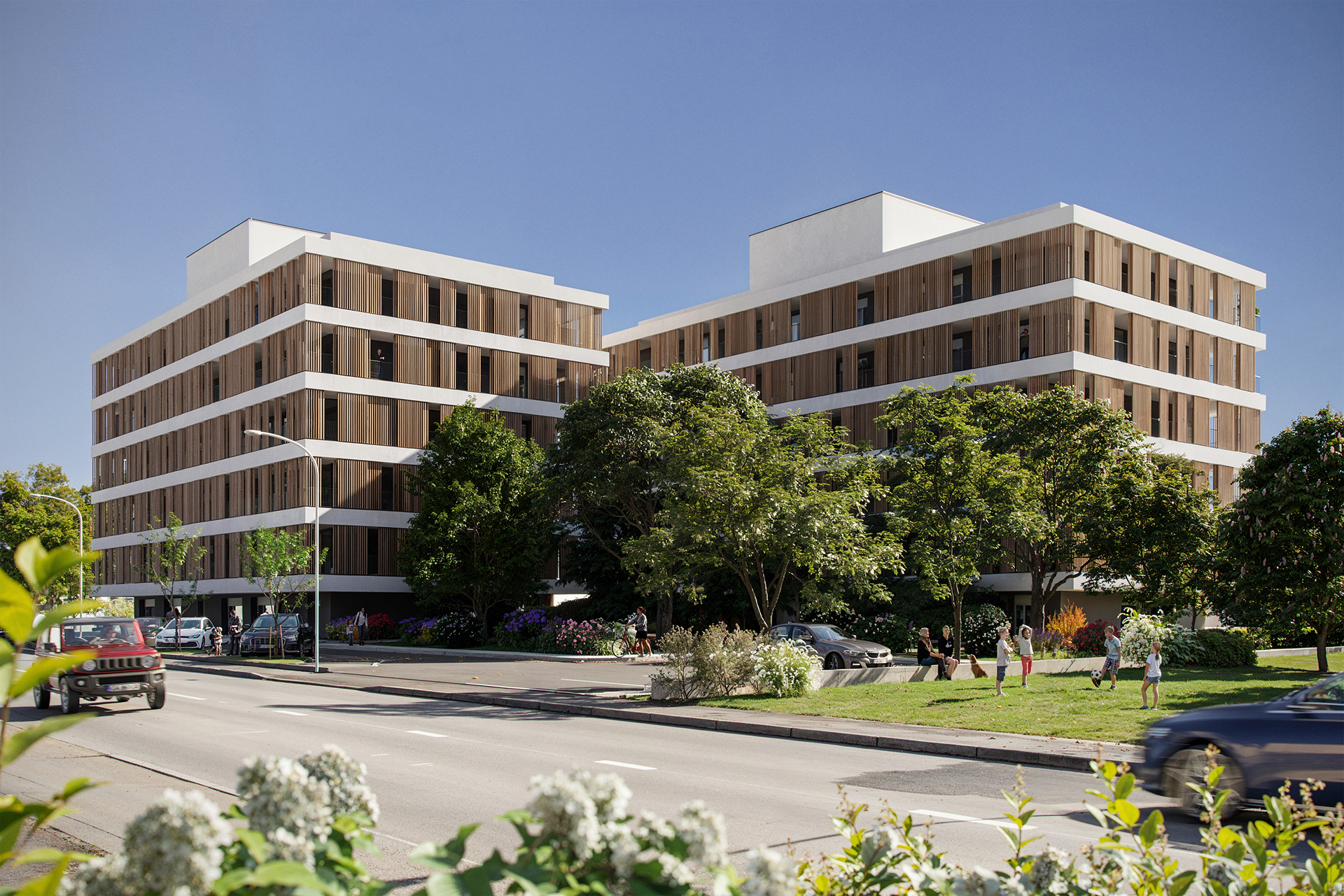 Twin Residential Buildings in Bologna
