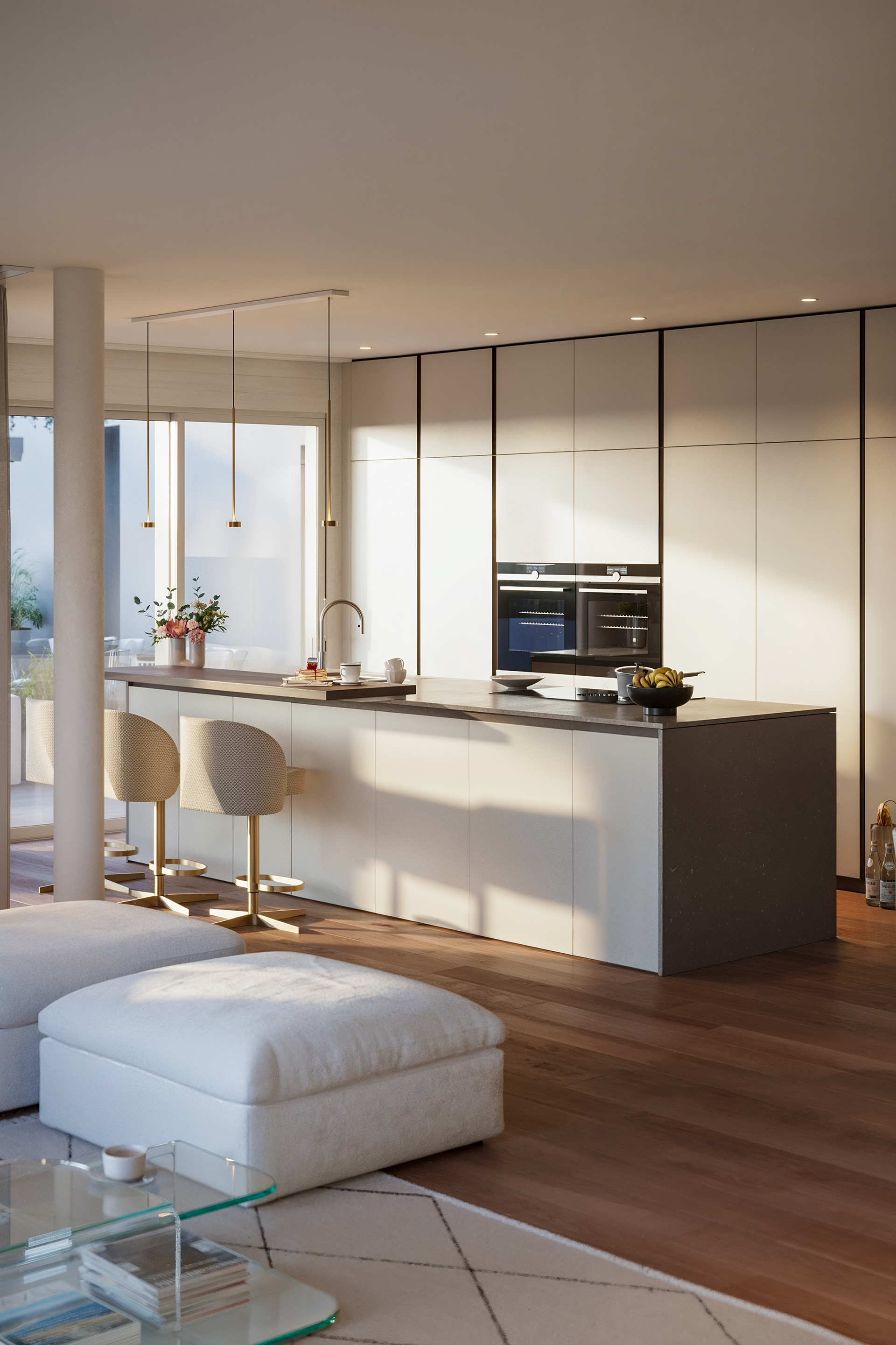Penthouse in Lugano - living