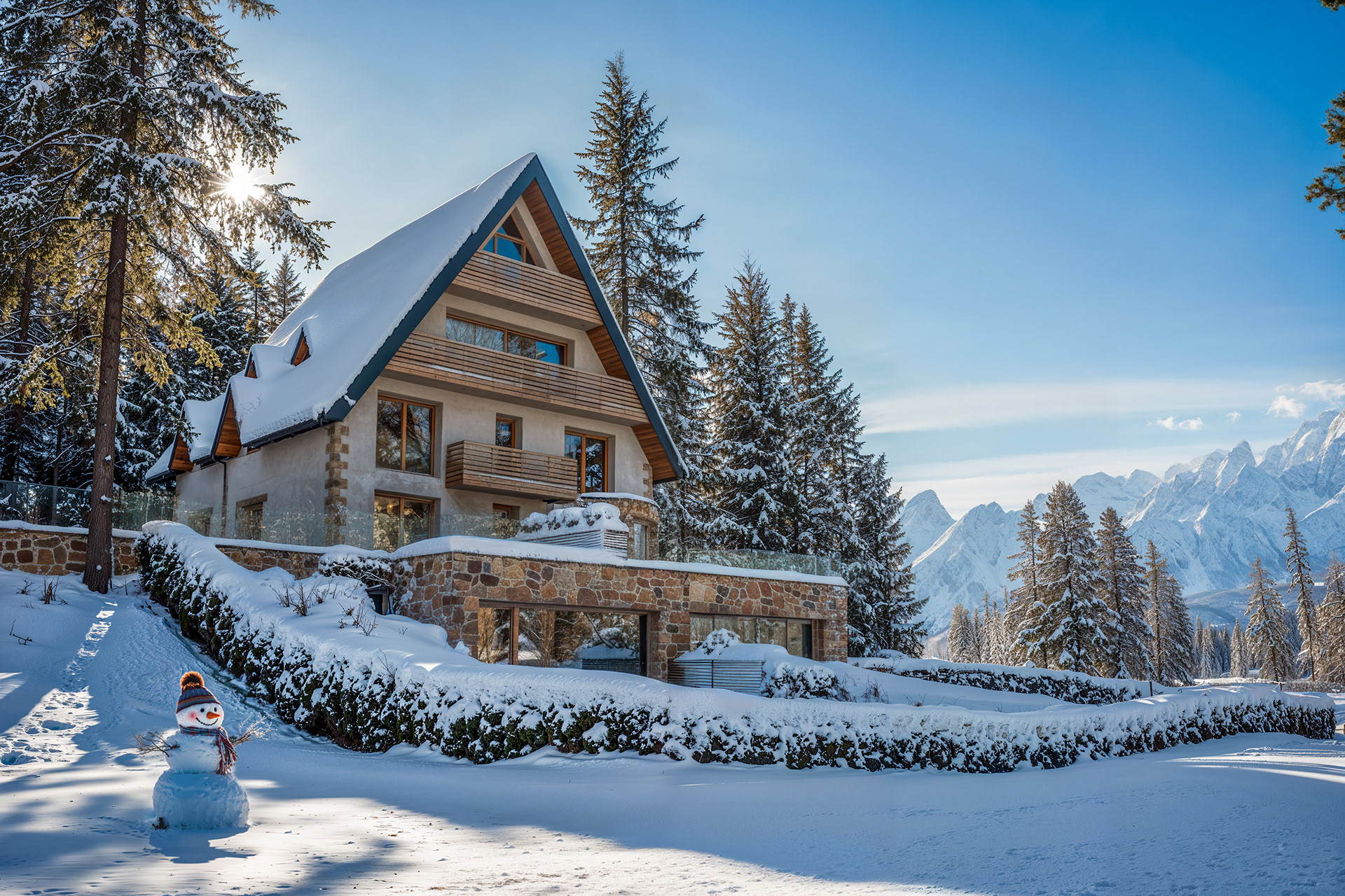 Villa in the Dolomites - Winter vibes
