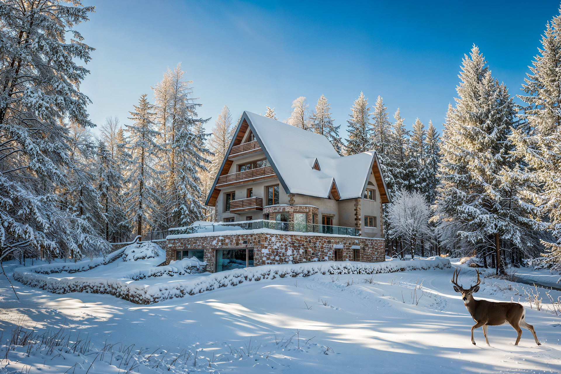 Villa in the Dolomites - Winter vibes