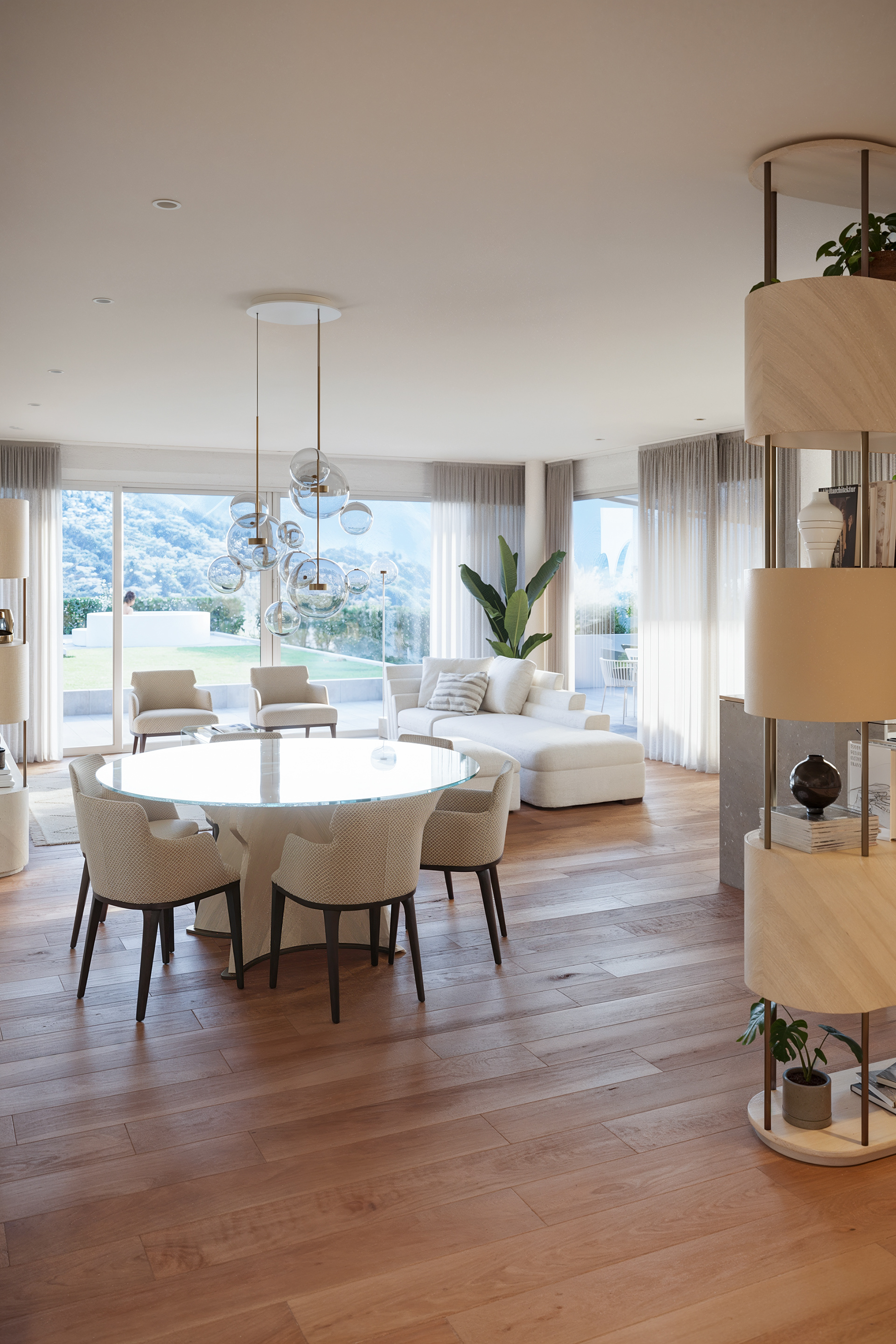 Penthouse in Lugano - living